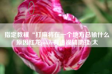 指定教程“打麻将在一个地方总输什么原因红龙poker有透视辅助挂(太