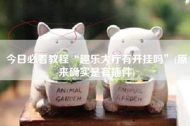 今日必看教程“趣乐大厅有开挂吗	”(原来确实是有插件)